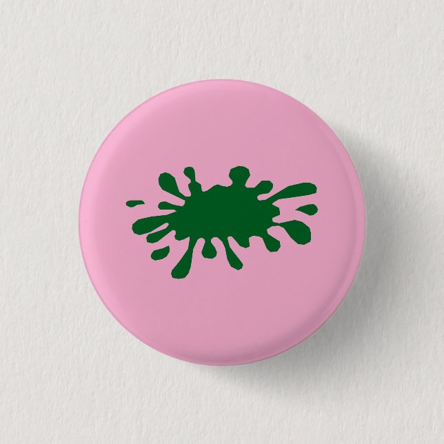 Platsche Schaltflächen - Abstrakte Art Patches Button (Vorderseite)