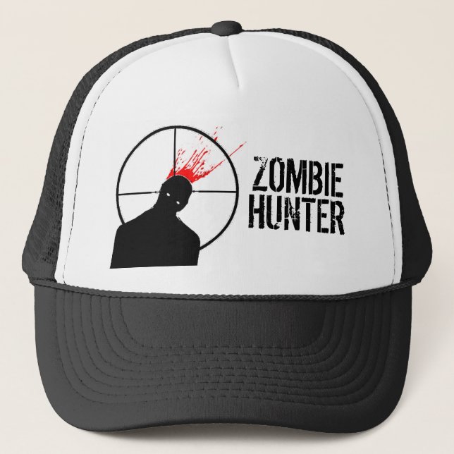 platscher Haupthut des Zombies Truckerkappe (Vorderseite)