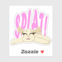 Platscher WelpenVinyl-Sticker Aufkleber