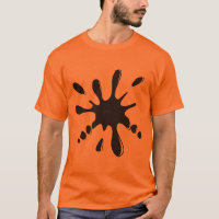 Platsches Shirt (schwarzes platsches)