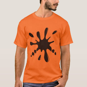 Platsches Shirt (schwarzes platsches)