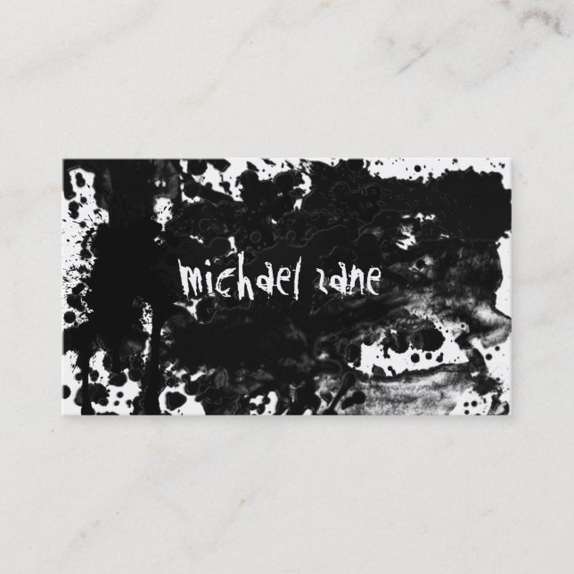 Platsches v visitenkarte (Vorderseite)