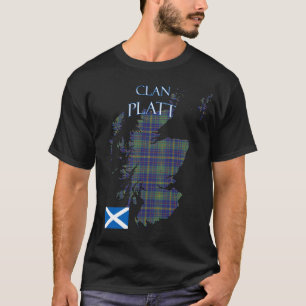 Platt Scottish Clan Tartan Scotland T-Shirt