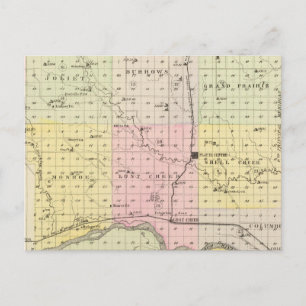Platte Landkreis, Nebraska Postkarte