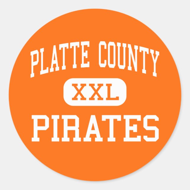 Platte Landkreis - Pirates - Hochplateau Runder Aufkleber (Vorderseite)
