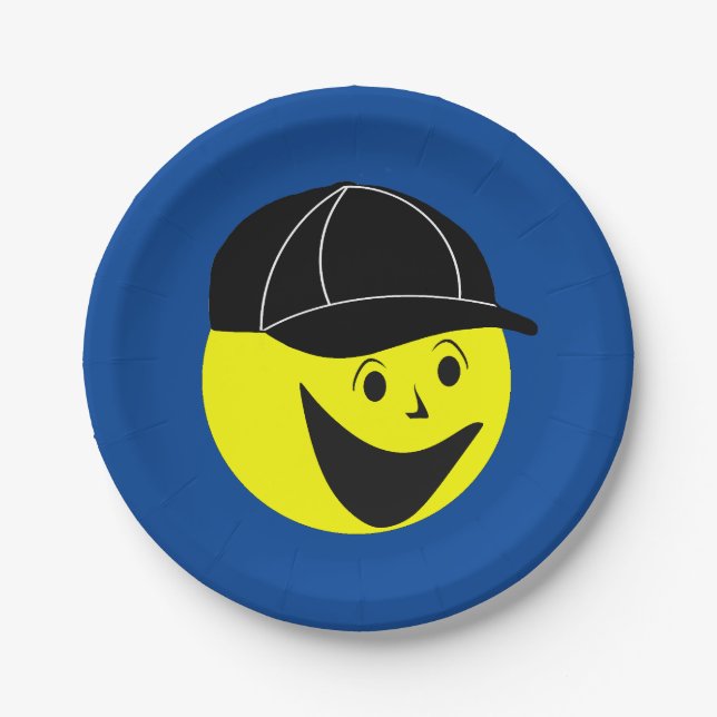 Platte Pappteller (Vorderseite)