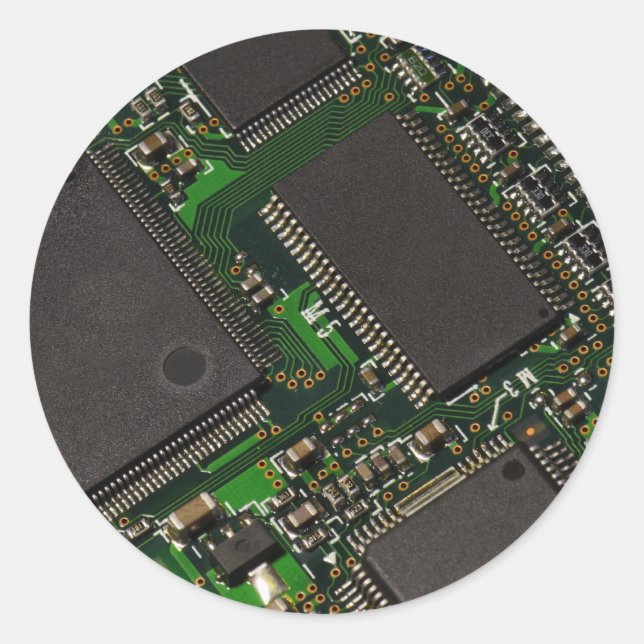 Platte Runder Aufkleber (Vorderseite)