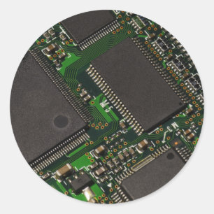 Platte Runder Aufkleber