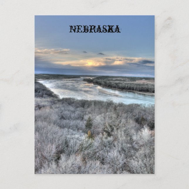 Platte Staat Park, Nebraska Postkarte (Vorderseite)