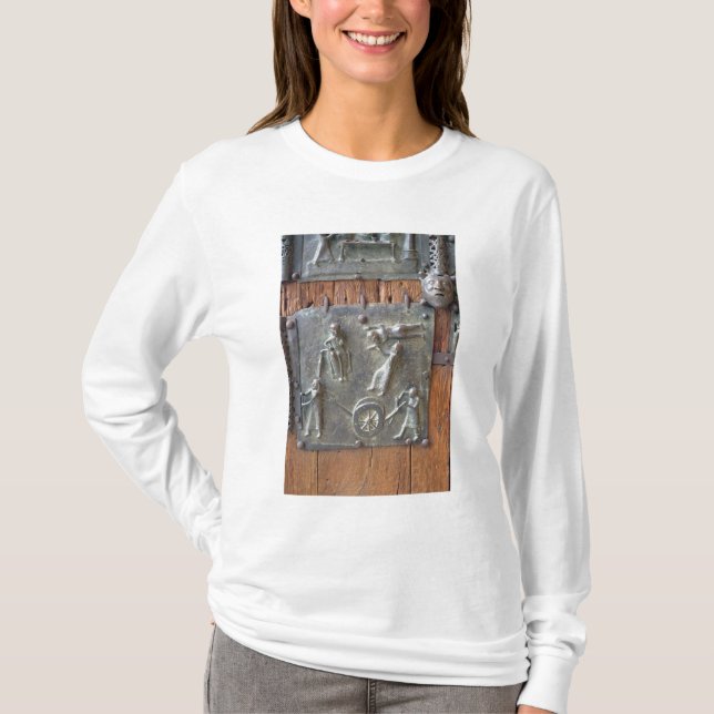 Platte von der links Handtür, 12. Jahrhundert T-Shirt (Vorderseite)