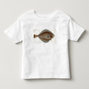 Platte XLII des Goldbutts (Pleuronectes Platessa) Kleinkind T-shirt