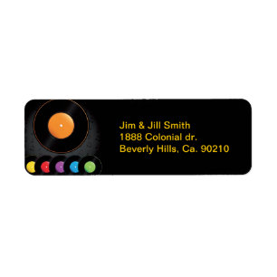 Platten der Turntable in lebhaften Farben