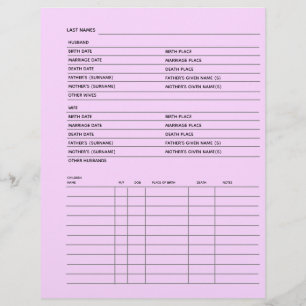 Platten Genealogische Darstellung