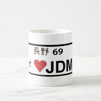 Platten-Tasse der Liebe-JDM Kaffeetasse