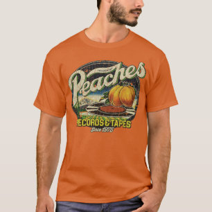 Platten und Bänder 1975 für Pfirsiche in Rekordsät T-Shirt