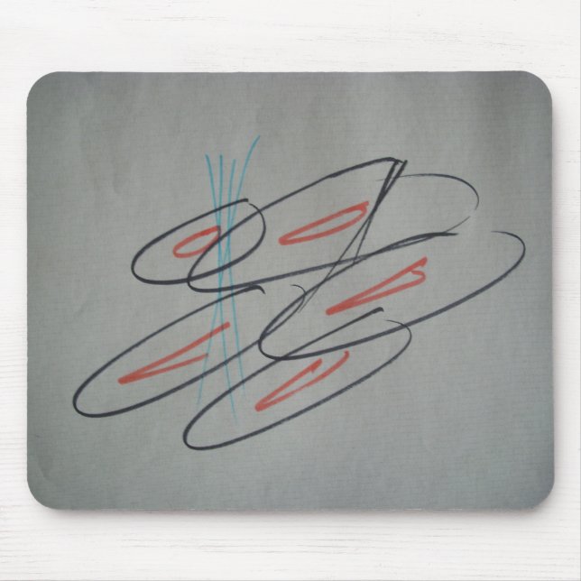 Platten und Jive. Mousepad (Vorne)