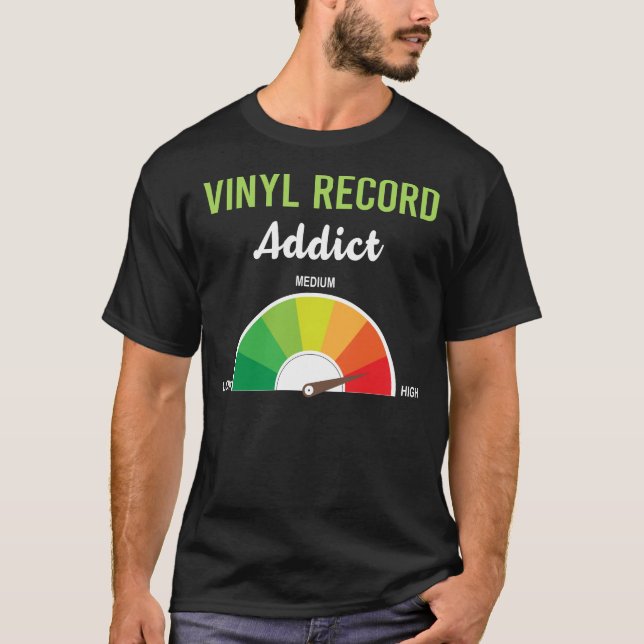 Platten von Vinyl-Aufzeichnungen T-Shirt (Vorderseite)