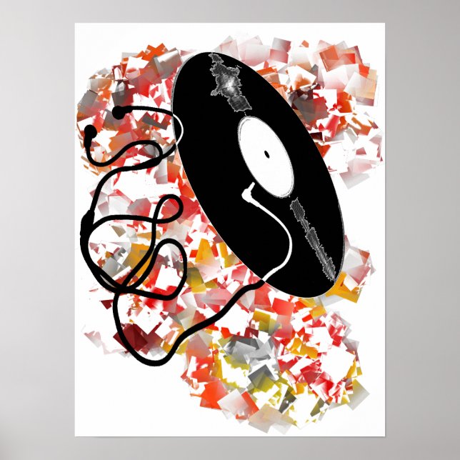 Platten, wo schließe ich den Jack an Poster (Vorne)