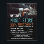 Plattenauswahl, Musik-Store-Werbung Flyer<br><div class="desc">Flyer für die Tonträgerwerbung im Musikgeschäft können im Business Card Store aufgezeichnet werden.</div>