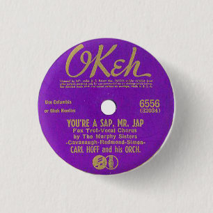 Plattenfirmaknopf Button