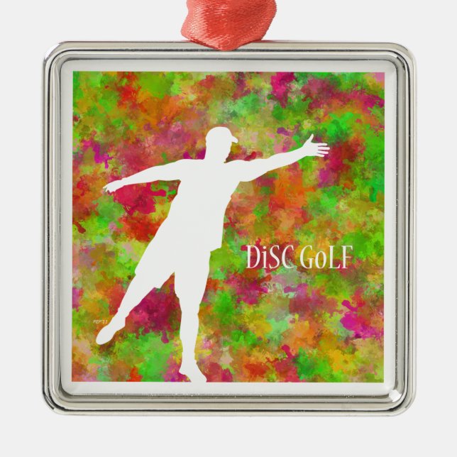 PlattenGolf Ornament Aus Metall (Vorne)