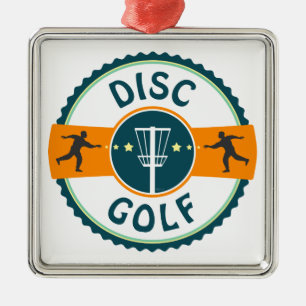 PlattenGolf Silbernes Ornament