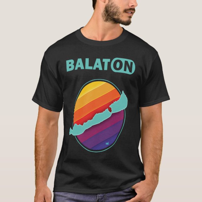Plattensee Ungarn T-Shirt (Vorderseite)