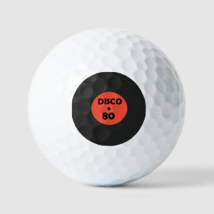 Plattenspieler Golf Balls - Disco Music Party Golfball