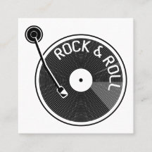 Plattenspieler-Rock und Vinyl-Vinyl-Schallplatte