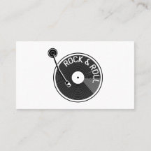Plattenspieler-Rock und Vinyl-Vinyl-Schallplatte