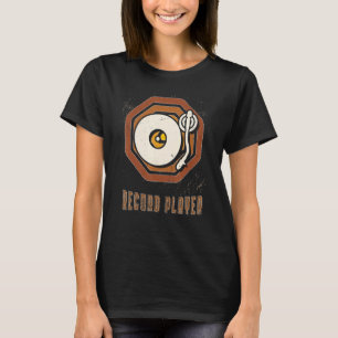Plattenspieler Vintage Retro Klassische Liebe T-Shirt