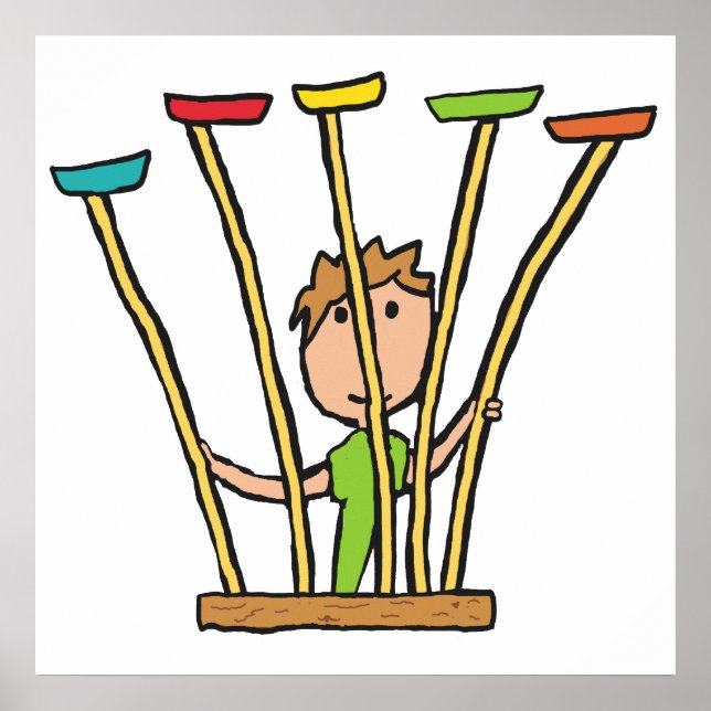 Plattenspinnen Poster (Vorne)