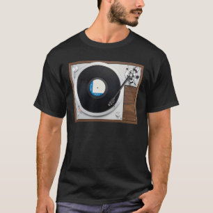 Plattenteller-Schallplattenspieler-Vinyl-Schallpla T-Shirt