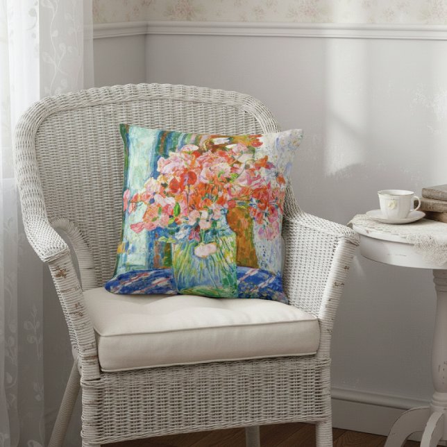 Platterbsen Glass Jar Theo van Rysselberghe Kissen (Von Creator hochgeladen)