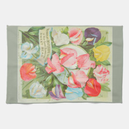 Platterbsen: Katalogillustration des Samens 1906 Handtuch