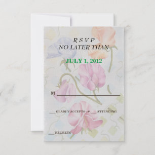 PLATTERBSEN ZOLLBARE RSVP-KARTEN RSVP KARTE