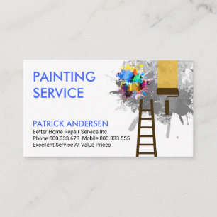 Plattered Paint Zuhause Painting Visitenkarte