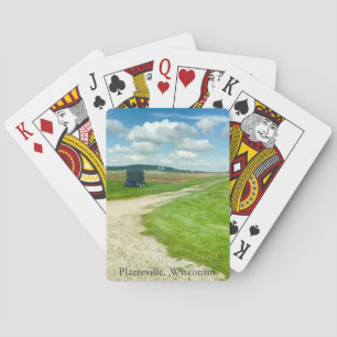 Platteville, Wisconsin Landwirtschaftsfotografie K Spielkarten