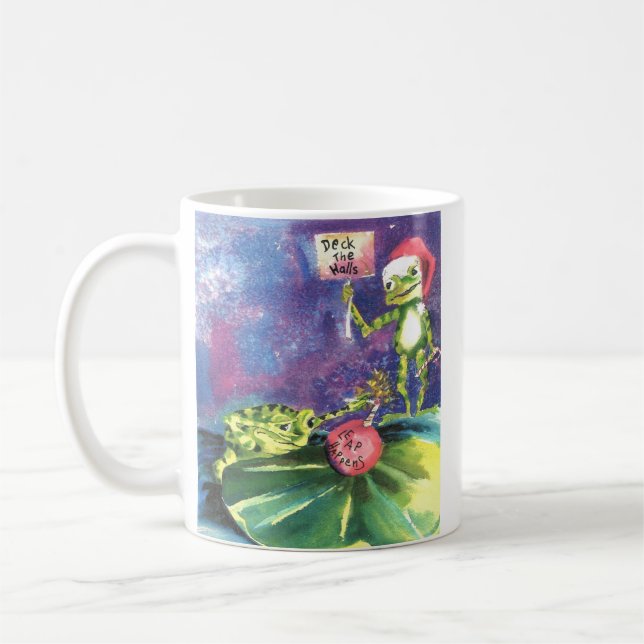 PLATTFORM DER HALLEN-SPRUNG GESCHIEHT KAFFEETASSE (Links)