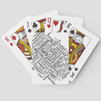 Plattform der Spielkarten