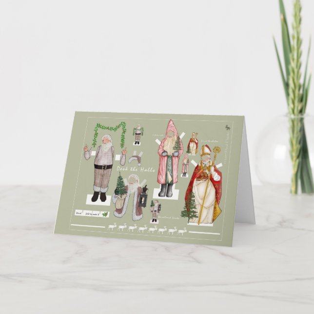 Plattform die Hallen Feiertagskarte (Vorderseite)