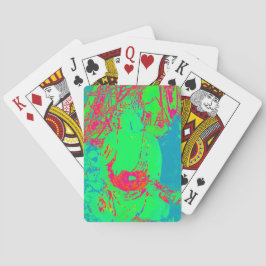Plattform "PSYCHEDELISCHEN BUDDHAS" der Spielkarten
