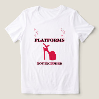 PLATTFORMEN NICHT ENTHALTEN Damen HEIßPINK WEIß Tri-Blend Shirt