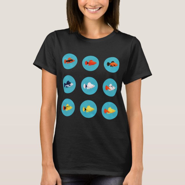 Platy-Fische! T-Shirt (Vorderseite)