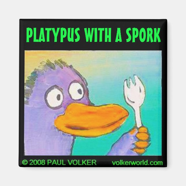 PLATYPUS $ 3,00 MAGNET (Vorne)