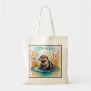Platypus babyaustralische Aquarellschule Tragetasche