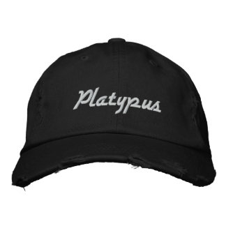 Platypus Bestickte Kappe