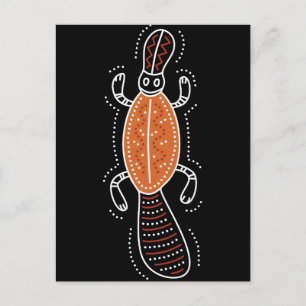Platypus Dotted Design Postkarte