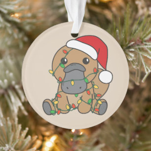 Platypus Noël Animaux d'hiver Vacances Platypus