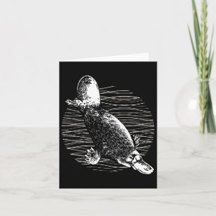 Platypus Outback Wildlife Nature Platypus Karte